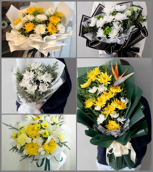 贵州贵阳观山湖区百花湖乡坪山村白事花束代送